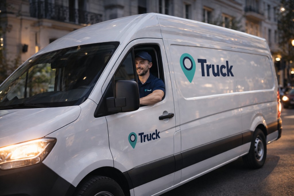 Fourgon Truck avec chauffeur en ville