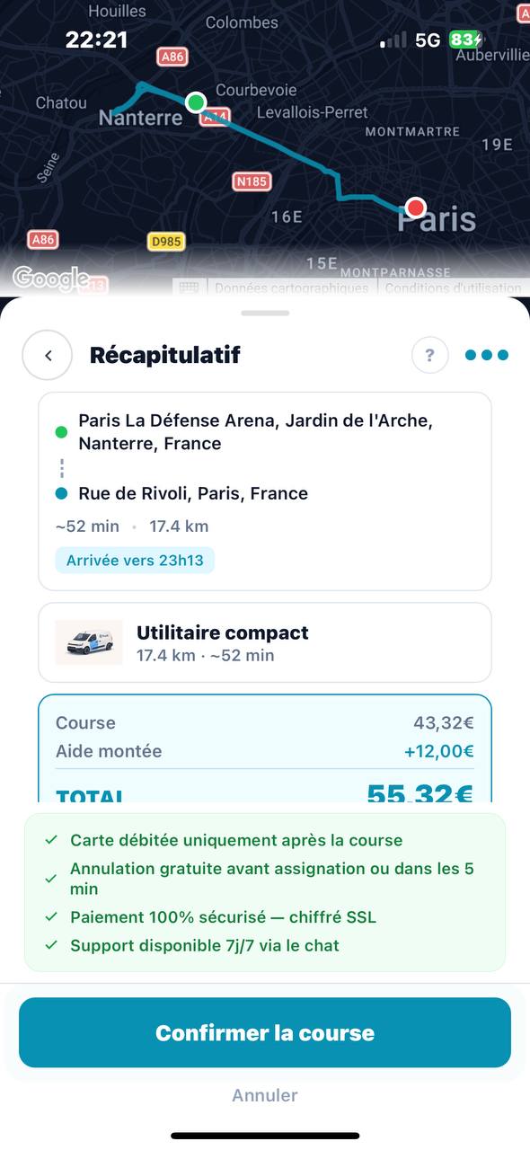 Récapitulatif & paiement