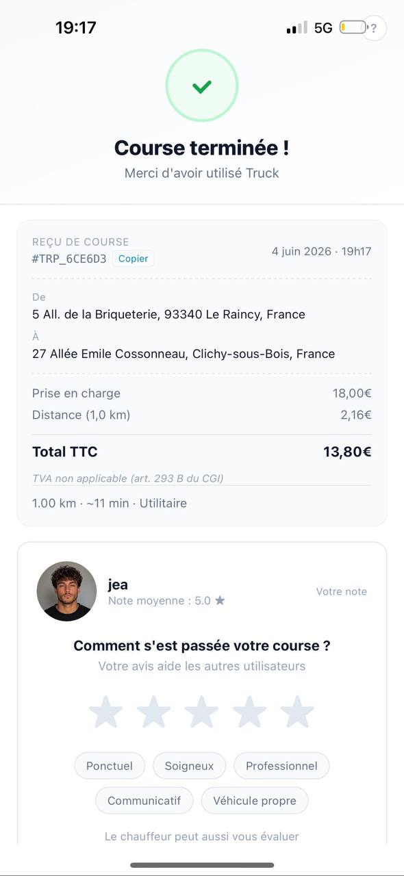 Suivi du chauffeur